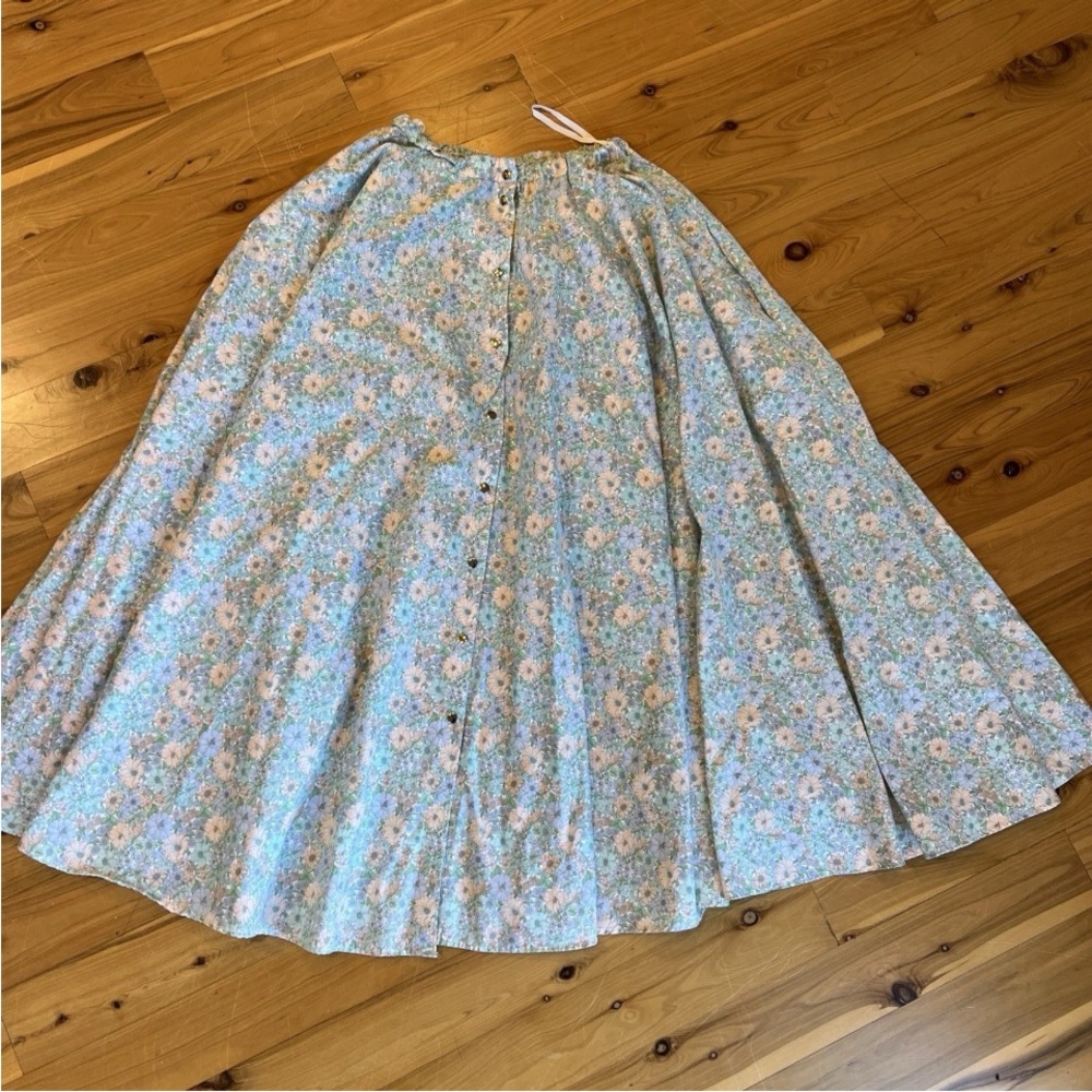 Victoria's Secret Floral Pastel Skirt from the 1980s